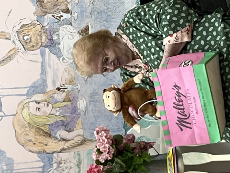 Adele Malley reads to children during  Malley's 2024 summer reading program.